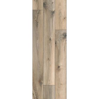   Panel megjelenésű élethű és életteli fa deszkamintázat barna szürke és szürkésbarna tónus tapéta