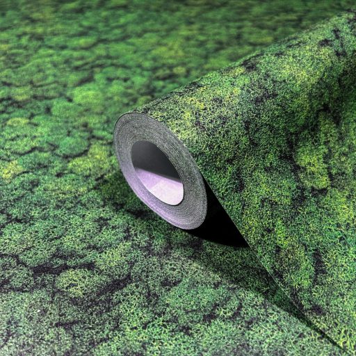 Már nem csak a fák északi oldalán! Mohával benőtt/borított 3D fal zöld sötétzöld és antracit tónus tapéta