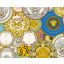 As-Creation Versace 3, 34901-1 design különböző mintájú dísztányérok szines  tapéta