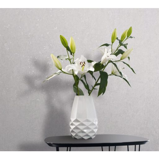 Egyszínű strukturált minta szürkésfehér/világosszürke tónus tapéta