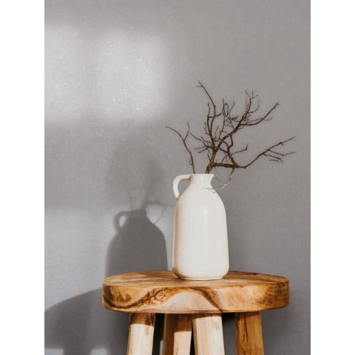 Egyszínű strukturált minta szürkésfehér/világosszürke tónus tapéta