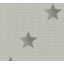Durván szőtt textilhatású alapon elszórt csillagok mintája szürke/szürkésbézs és sötétszürke tónus tapéta