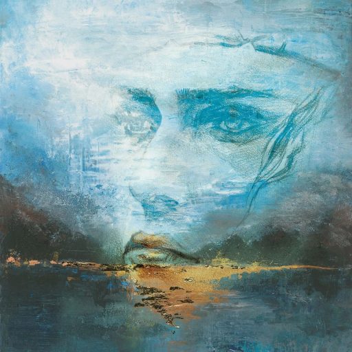 A természet és az álmok varázslatos ötvözete - Lenyűgöző panoráma türkiz ezüst okker és arany tónus falpanel