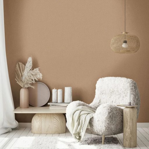 Szórt fémes hatású texturált minta bézs aranybarna és arany tónus finom fény tapéta