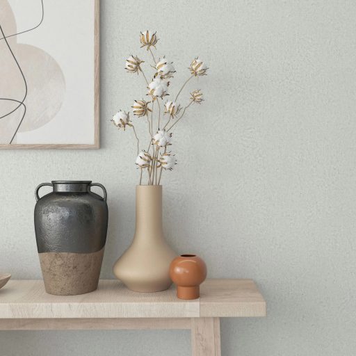 Szórt fémes hatású texturált minta világosszürke törtfehér és gyöngyház tónus finom fény tapéta