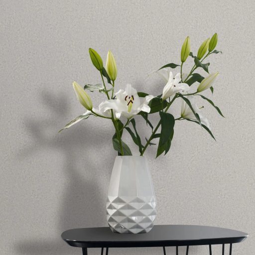 Függőleges irányú texturált felületű nyers selyemre emlékeztető minta világosszürke szürke és gyöngyszürke tónus enyhe fény tapéta