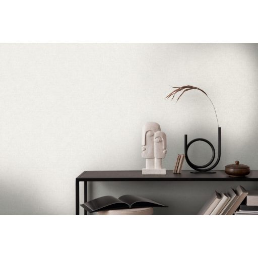 As-Creation New Life/Life 4/French Affair 3565-74 Egyszínű strukturált krémfehér tapéta