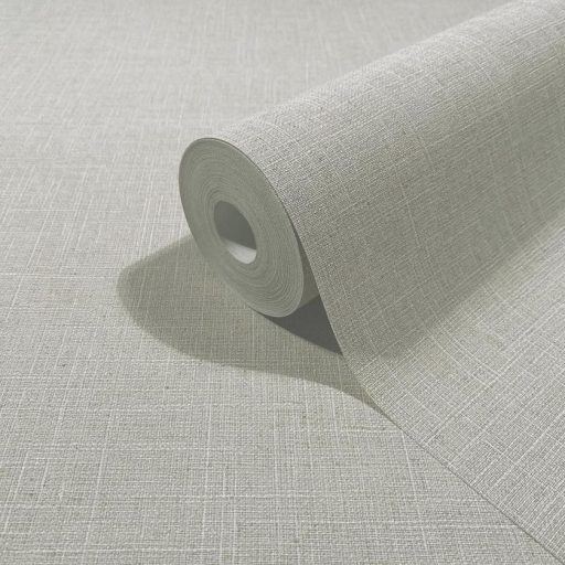 Minimál elegancia - textilhatású egyszínű minta világoszöld/szürkészöld tónus tapéta