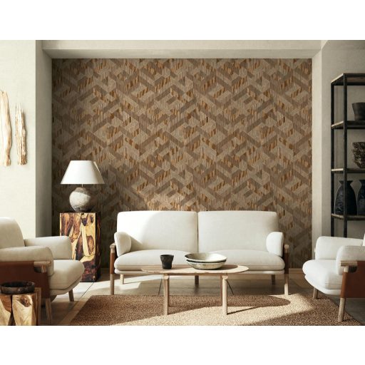 Minimál elegancia - textilhatású egyszínű minta meleg krémszín/világosbézs tónus tapéta