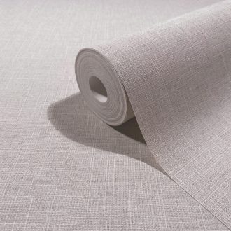   Minimál elegancia - textilhatású egyszínű minta meleg mályvás pír/antik rózaszín tónus tapéta