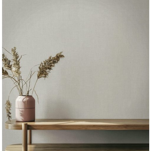 Minimál elegancia - textilhatású egyszínű minta púderes zsályazöld tónus tapéta