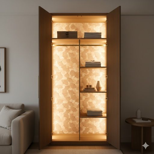 Valódi fókuszpont! Organikus luxus 3D gingko minta púderrózsaszín és tejeskávé tónus tapéta