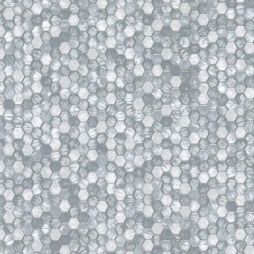 Geometriai sikk! Fémes felületű dizájner méhkas mitázat hűvös antracitszürke és ezüstös grafit tónus tapéta