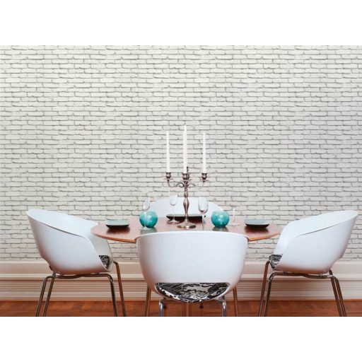 As-Creation Attractive 35856-2 Natur/Ipari design téglafal optikai 3D fehér szürke tapéta