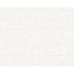  As-Creation Club Tropicana/Wood'n Stone 35981-1 Natur téglaminta szürkésfehér fehér tapéta