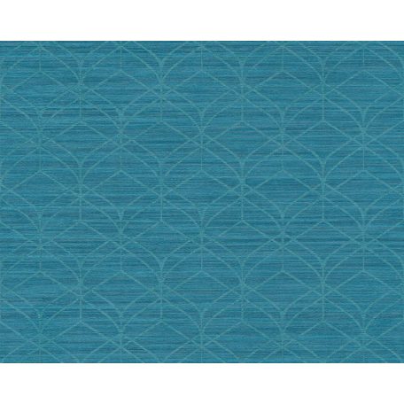 Háromdimenziós geometrikus futurisztikus vonalmintázat kék és türkiz tónus tapéta