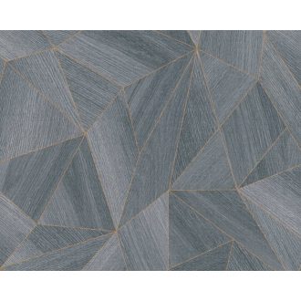   As-Creation Daniel Hechter 5, 36133-3 Polygon 3D szürke antracit arany tapéta
