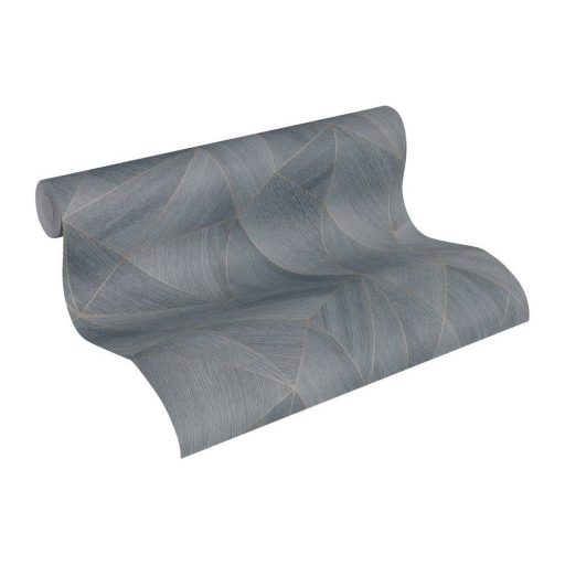 As-Creation Daniel Hechter 5, 36133-3 Polygon 3D szürke antracit arany tapéta