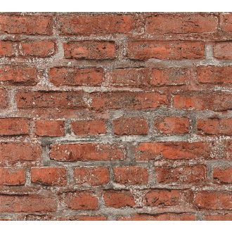   As-Creation Elements/Neue Bude 2.0, 36139-2 Natur téglaminta vörös vörösesbarna szürke tapéta