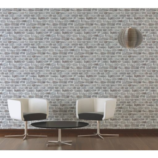 As-Creation Neue Bude 2.0, 36140-3  téglaminta szürke kék bézs barna tapéta