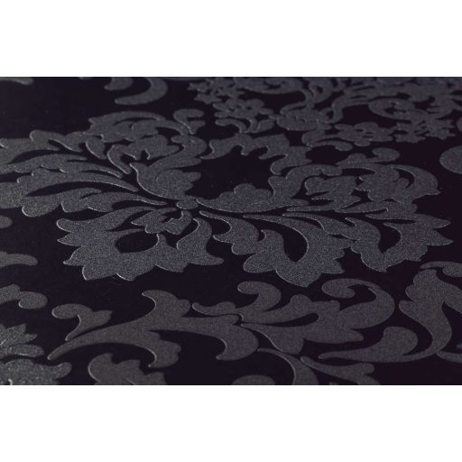 As-Creation Neue Bude 2.0/Black is Beautiful 36166-3  barokk díszítőminta fekete antracit tapéta