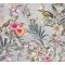 As-Creation Dream Flowery 38178-2 Natur Trópusi buja egzotikus motívum kolibrikkel krémszürke halványlila sárga pink/lila szines tapéta