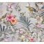 As-Creation Dream Flowery 38178-2 Natur Trópusi buja egzotikus motívum kolibrikkel krémszürke halványlila sárga pink/lila szines tapéta