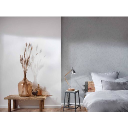 Természetes stílusú strukturált vakolatminta szürke tónus tapéta
