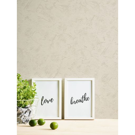 Természetes stílusú strukturált vakolatminta bézs tónus tapéta