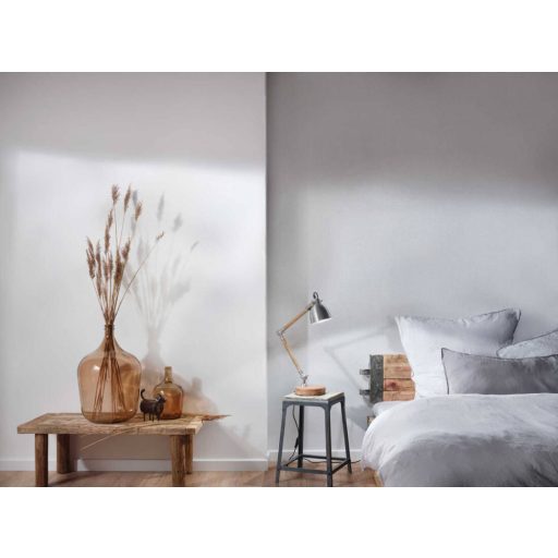 As-Creation Attractive 2/Hygge 36378-1 Egyszínű melírozott textil szürkésfehér/halvány szürke tónus tapéta