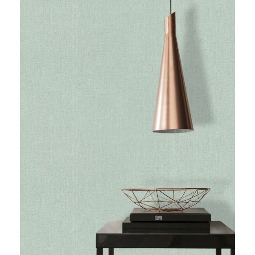 As-Creation Attractive 2/Hygge 36378-3 Egyszínű melírozott textil zöld tapéta