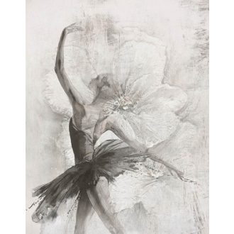   Balettintézeti anziksz 2.1 - lágy és kifejező balett mozdulat meleg homokbézs pergamen és halvány rozsdás-bézs tónus falpanel