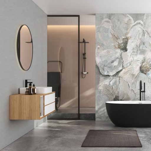 Kifinomult beton/vakolat minimál mintázat a luxus textúrák határán világosszürke/tejes opál/hamvas ezüst tónus tapéta