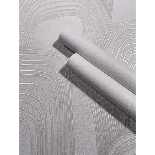 Kifinomult beton/vakolat minimál mintázat a luxus textúrák határán világosszürke/tejes opál/hamvas ezüst tónus tapéta