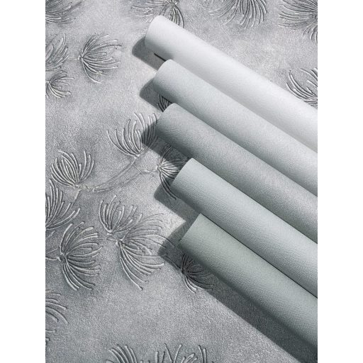 Kifinomult beton/vakolat minimál mintázat a luxus textúrák határán világosszürke/tejes opál/hamvas ezüst tónus tapéta