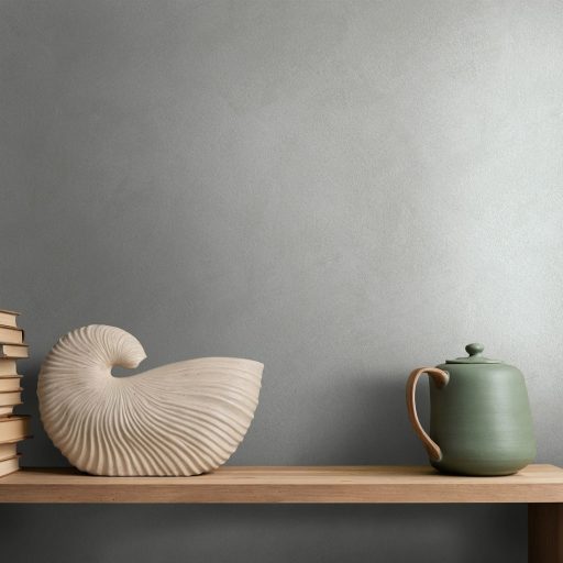 Kifinomult beton/vakolat minimál mintázat a luxus textúrák határán matt szürke tónus tapéta