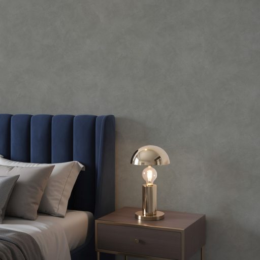 Kifinomult beton/vakolat minimál mintázat a luxus textúrák határán füstszürke/kékesszürke tónus tapéta