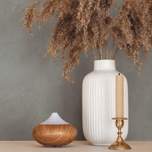 Kifinomult beton/vakolat minimál mintázat a luxus textúrák határán füstszürke/kékesszürke tónus tapéta