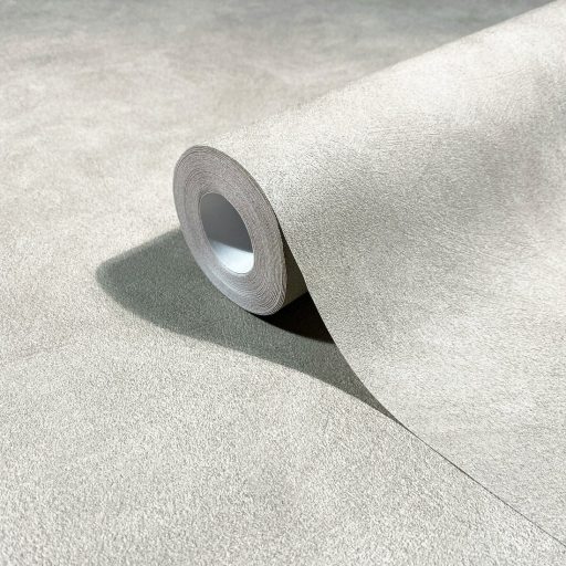 Kifinomult beton/vakolat minimál mintázat a luxus textúrák határán szürkésfehér/világosszürke tónus tapéta