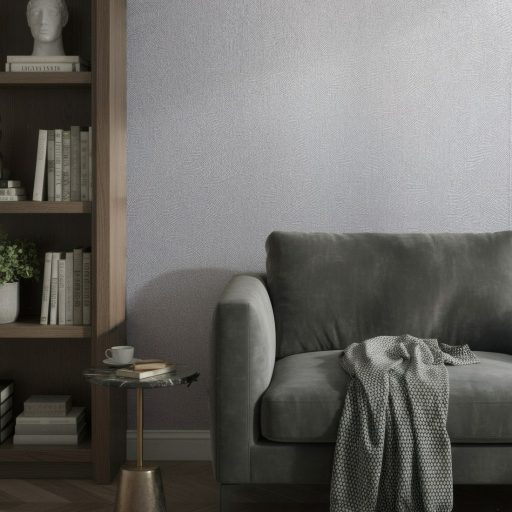 A relief aranykora - tónusos szőtt hatású struktúrminta hideg acélszürke és leheletnyi kék tónus tapéta