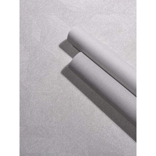 Finoman szőtt vászonhatású strukturált egyszínű minta semleges meleg középszürke tónus tapéta