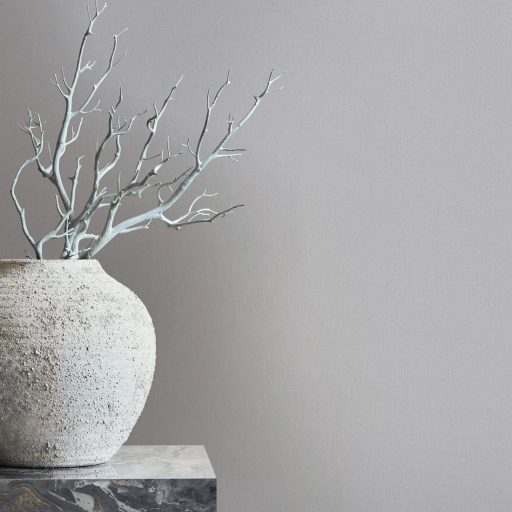 Finoman szőtt vászonhatású strukturált egyszínű minta hideg taupe/szürke tónus tapéta