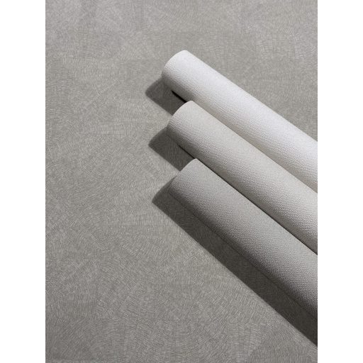 Finoman szőtt vászonhatású strukturált egyszínű minta középszürke tónus tapéta