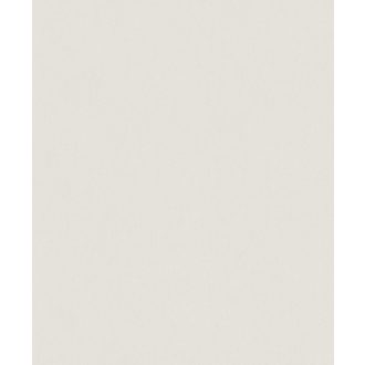   Finoman szőtt vászonhatású strukturált egyszínű minta halvány bézs/krémszürke tónus tapéta