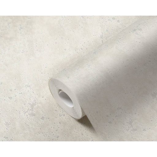 Természetes betonhatású egyszínű minta szürkésfehér és világosszürke tónus tapéta