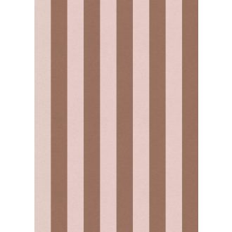   Nagyformátumú és harmonikus megjenésű modern blokkcsíkos design meleg őzbarna és világos rózsaszín tónus falpanel
