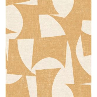   Egy stílusos designelem - lágy színek és dinamikus formák absztrakt minta krém/krémfehér és currysárga tónus falpanel