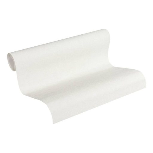 Vintage stílusú egyszinű textilstruktúra szürkésfehér/világosszürke tónus tapéta