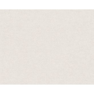   Vintage stílusú egyszinű textilstruktúra krémszürke/szürke tónus tapéta