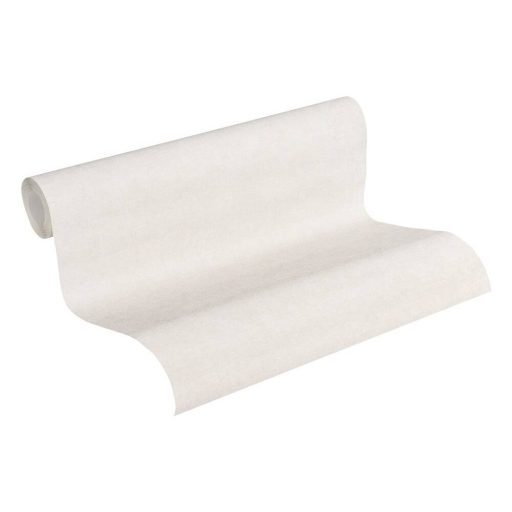 Vintage stílusú egyszinű textilstruktúra krémszürke/szürke tónus tapéta